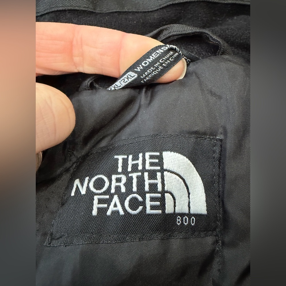 Vtg The North Face Steep Tech Jacket women's Sz 2XL Black Red Gray - Picture 6 of 8